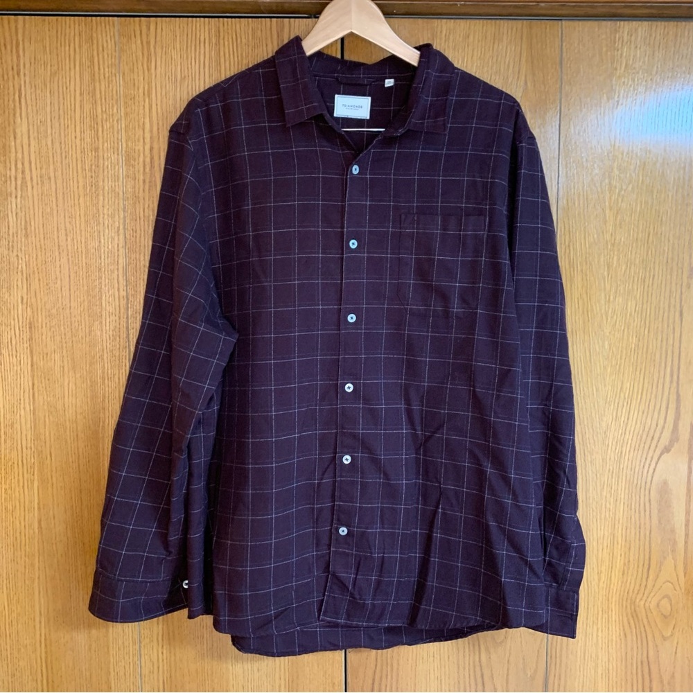 7Diamonds Plaid Button Up Long Sleeve Shirt‎ Size XXL